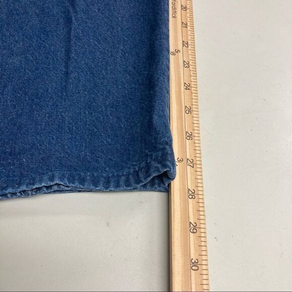 DICKIES Men’s  Carpenter Jeans Size Tag 34/30 Blue Hand measures 30/28 - Picture 3 of 9